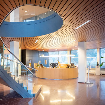 Receptie van het Provinciehuis in Zwolle